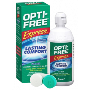 OPTI - FREE ® EXPRESS LASTING COMFORT NO RUB MULTI-PURPOSE DISINFECTING SOLUTION 355 ML